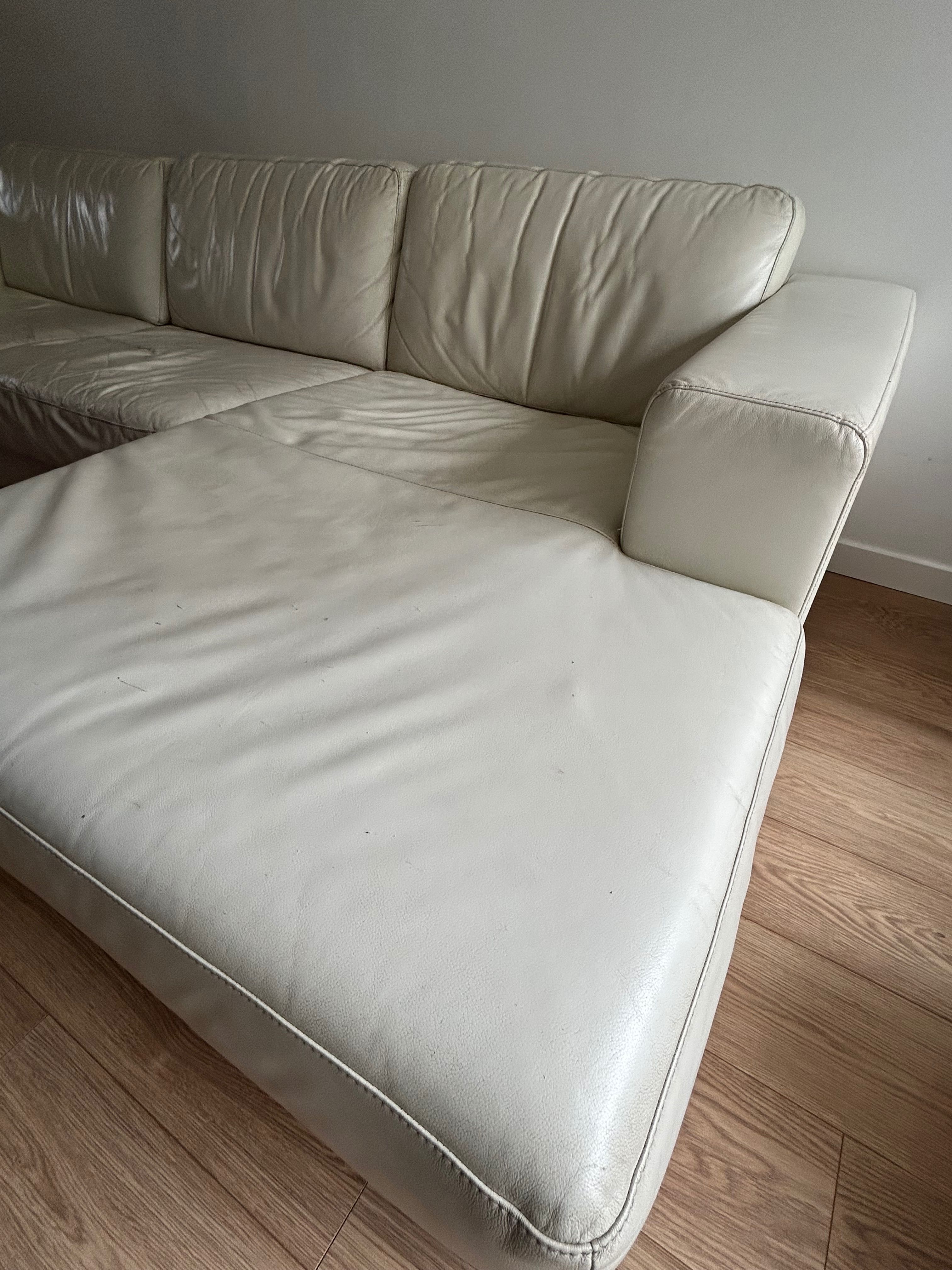 Sofá 3 lugares com chaise long- usado