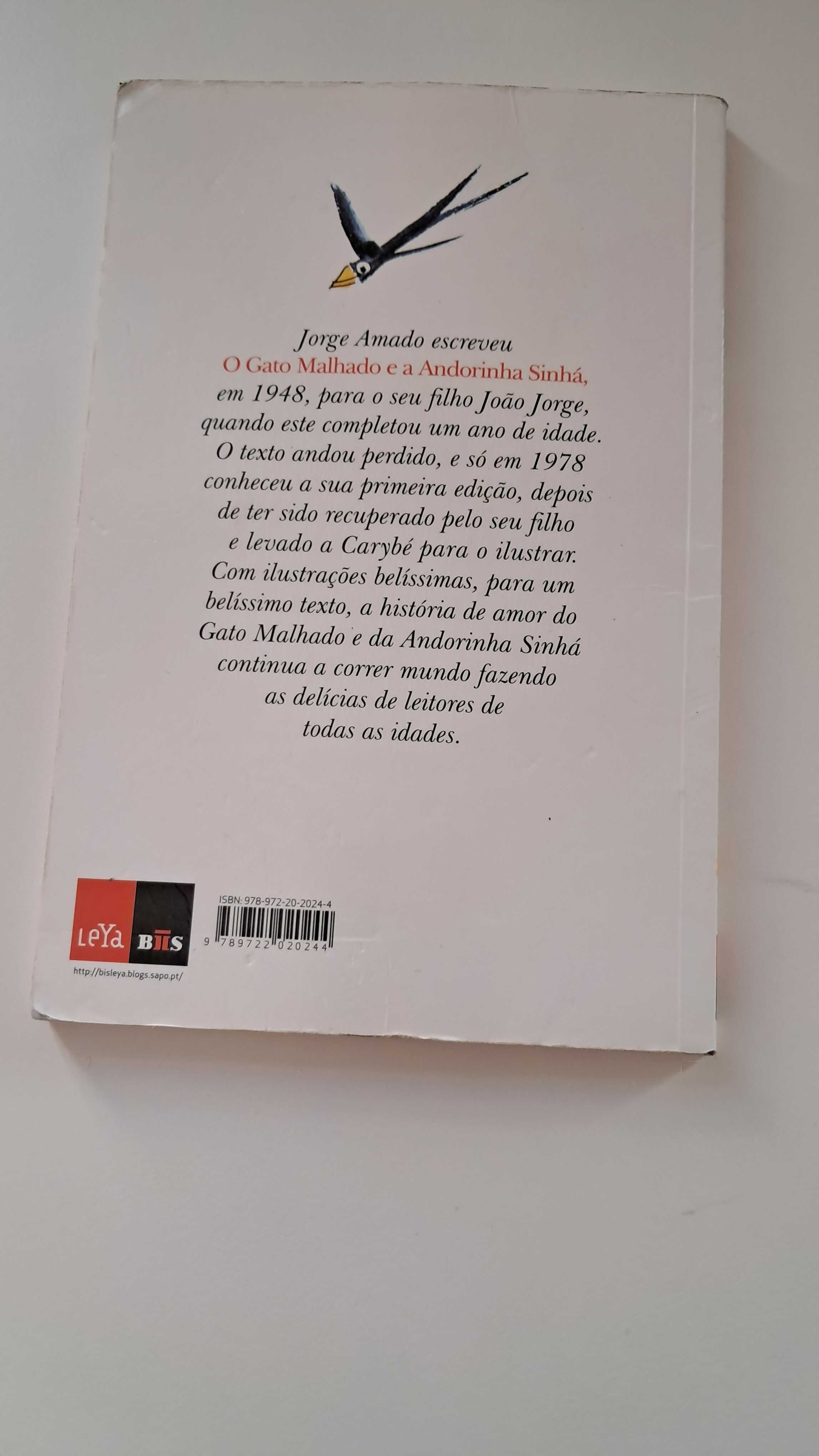 Livro O Gato Malhado e a Andorinha Sinhá – Jorge Amado