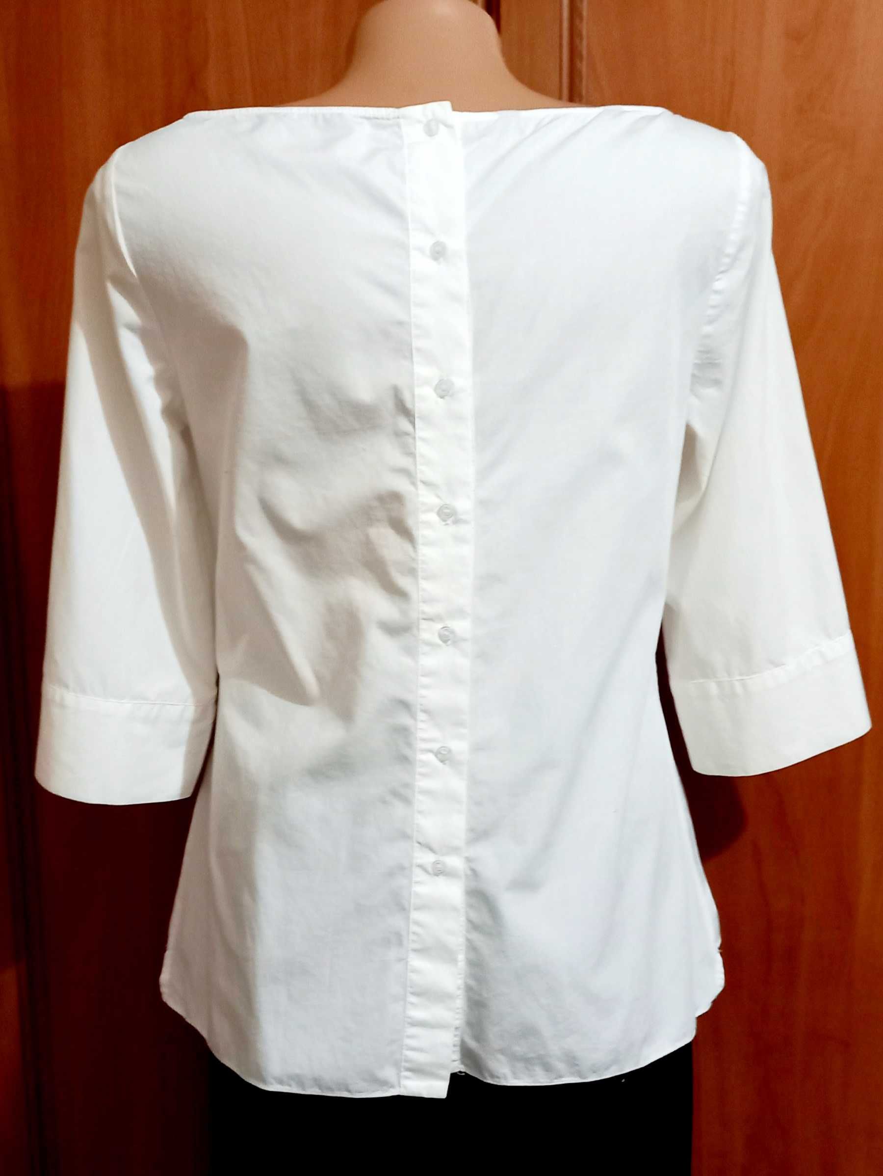 Блуза білого кольору р.42.Zara basic.б.в.