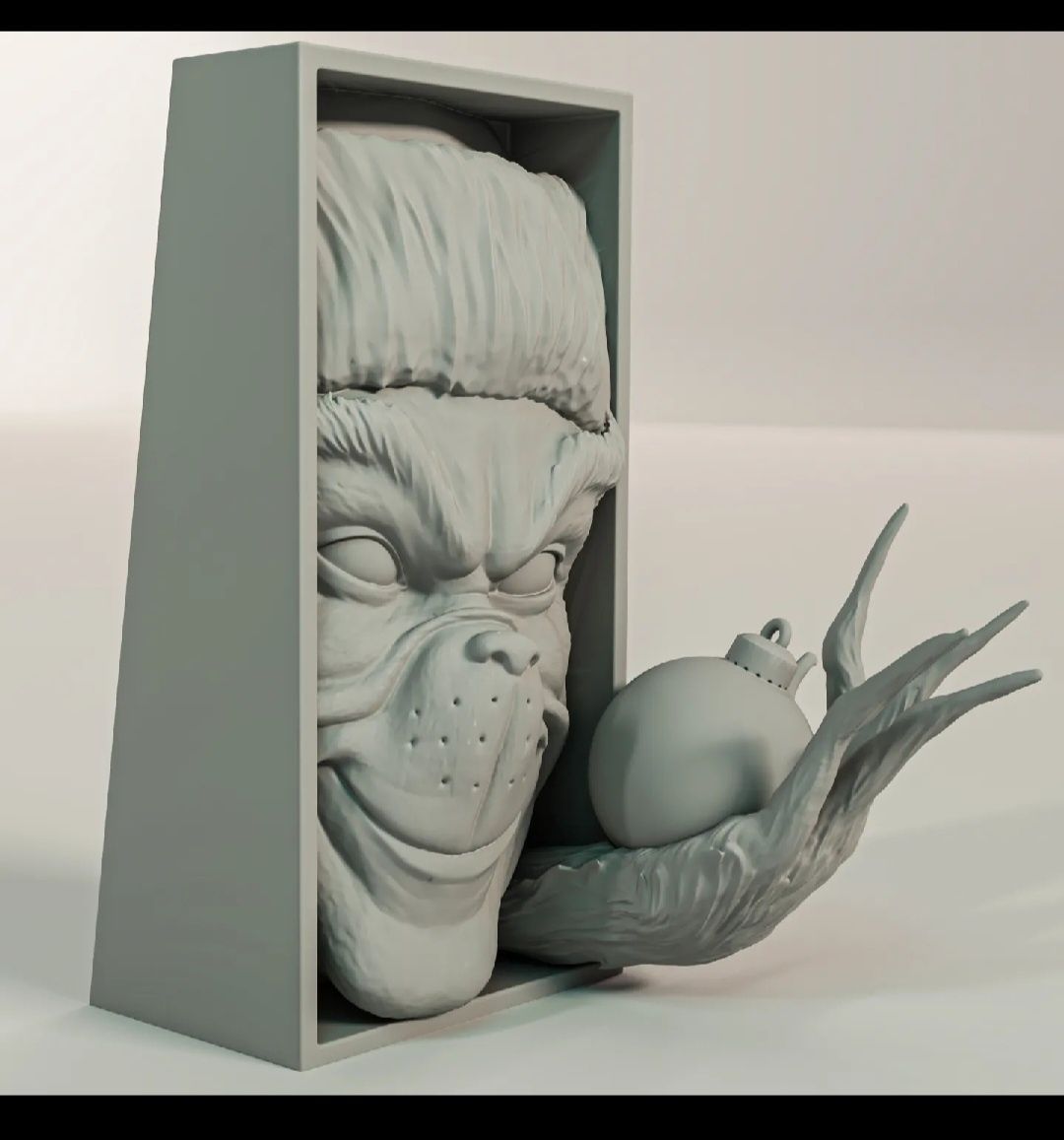 Book Nook „Grinch”
