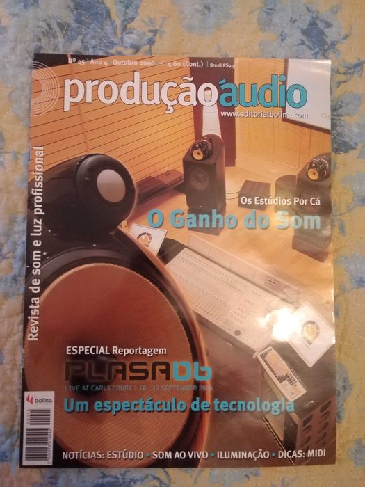 Lote revistas produção áudio