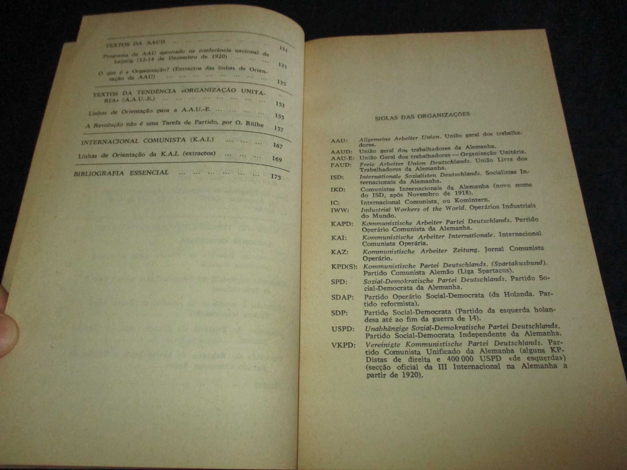 Livro A Esquerda Alemã 1918 a 1921