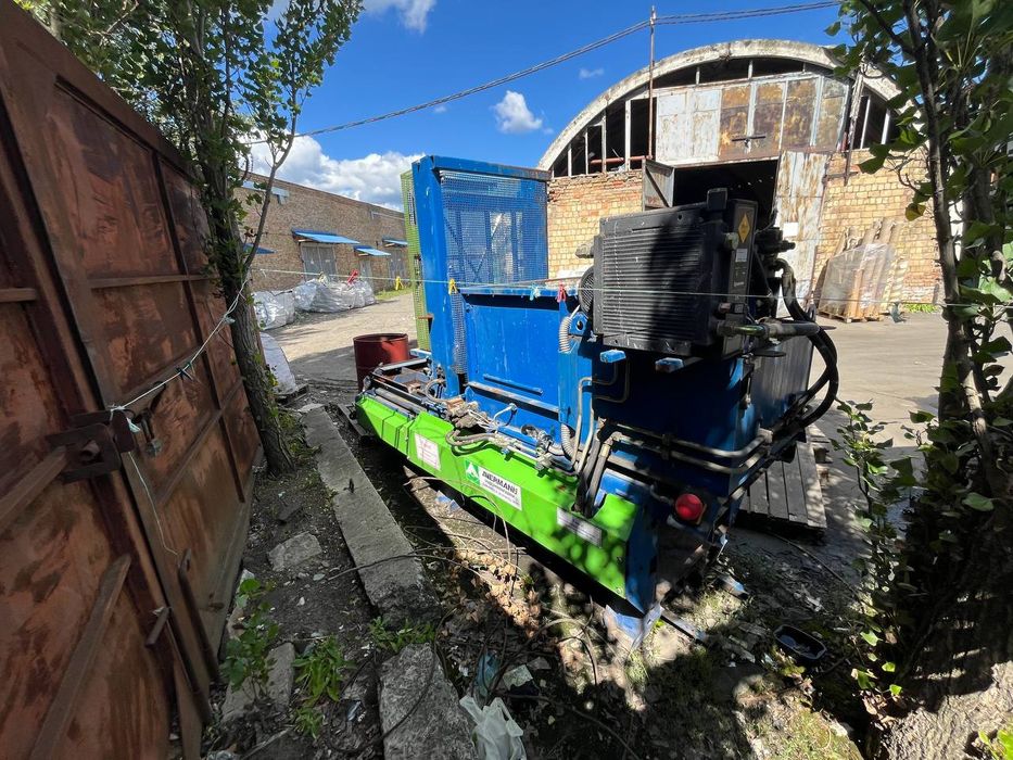 Пресс прес горизонтально канальний тюковий для макулатури вторсировини