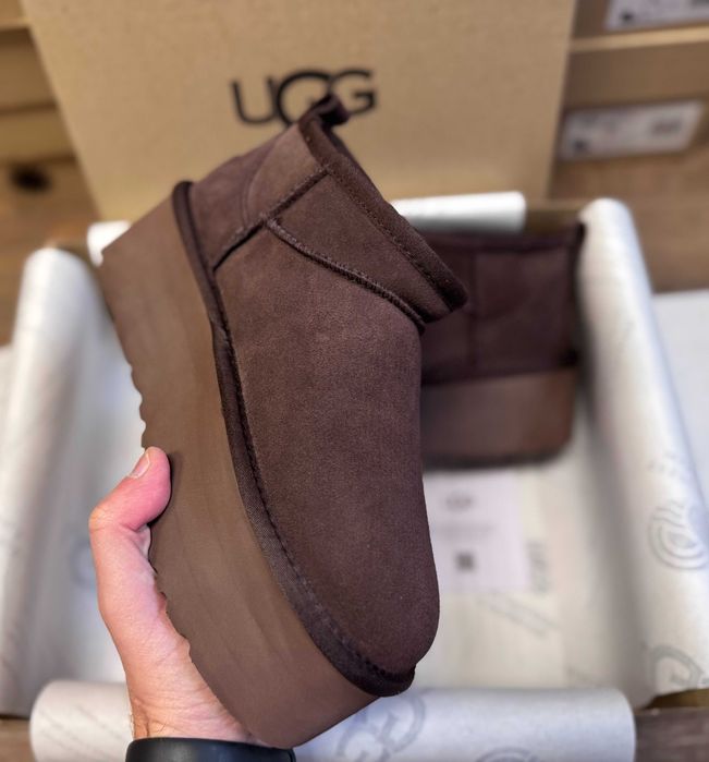 Угги/Угг/Уггі/Уги/Угі/UGG Australia Ultra Mini Platform Chocolate