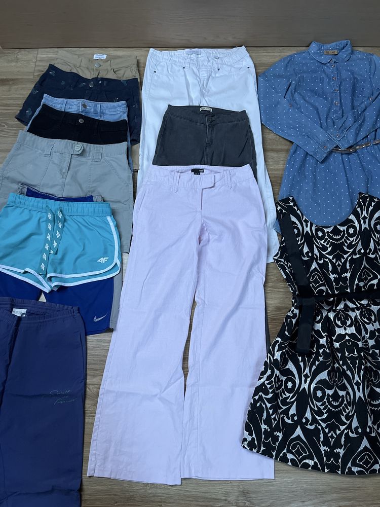 Zestaw markowych ubrań tanio xs/s Nike, adidas, Tommy Hilfiger, H&M,4f