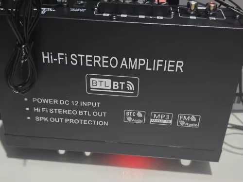 Міні HIFI цифровий Bluetooth аудіо підсилювач потужності AUX USB FM TF