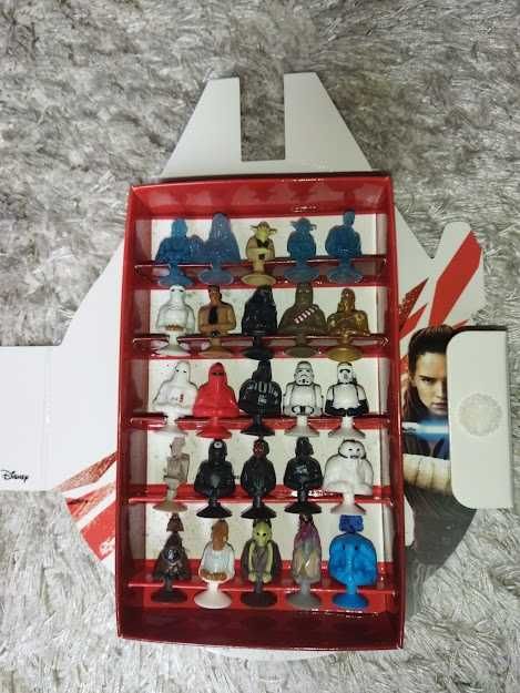 Stikeez Lidl figurki Star Wars kompletna kolekcja 25 figurek + album