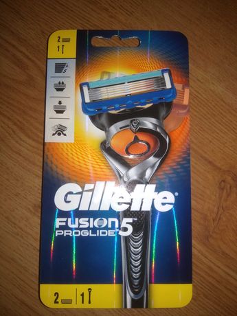 Gillette Fusion 5 Proglide Rączka + 2 wkłady ostrza Oryginał !
