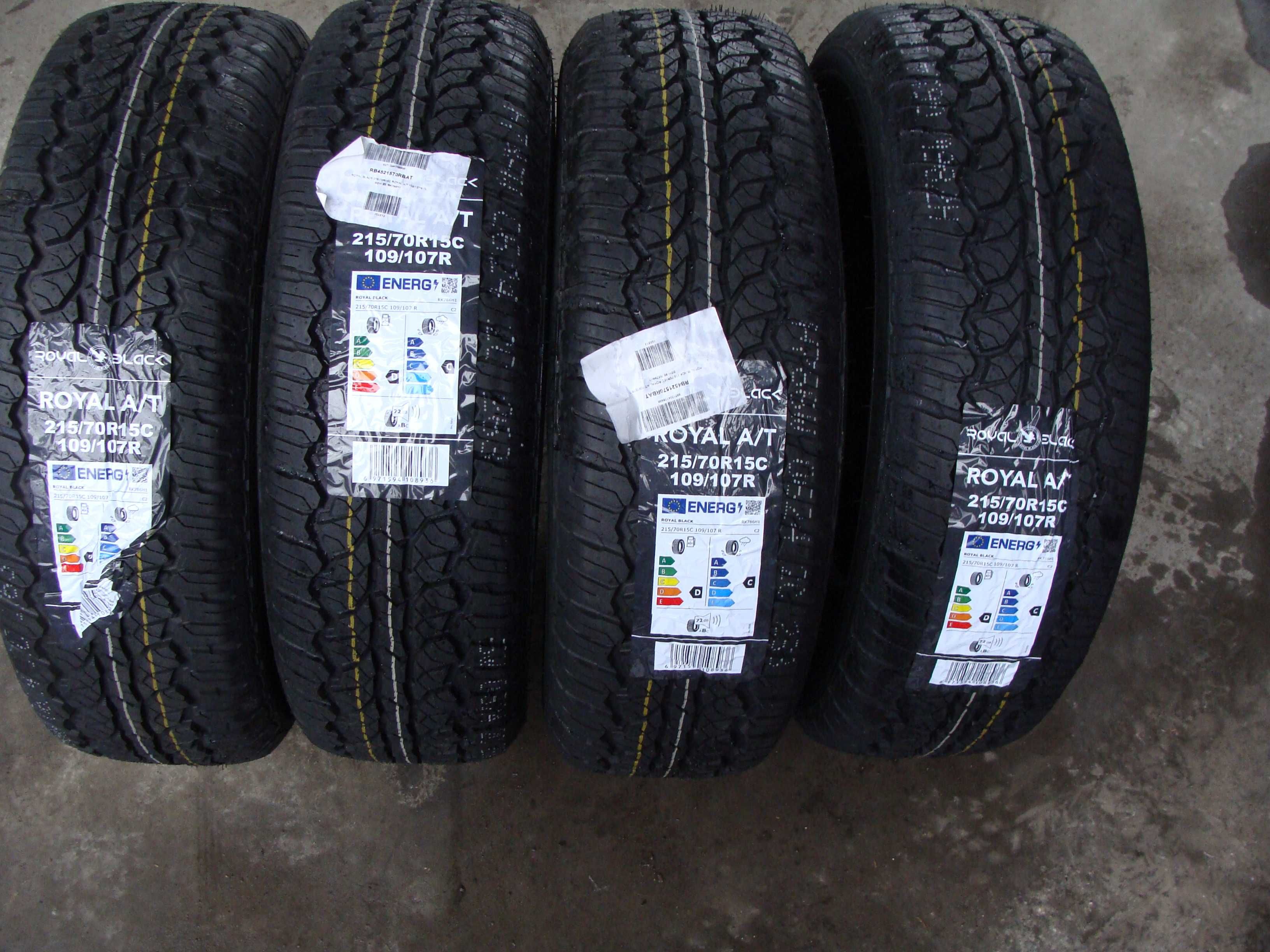 Opony 215 / 70 R 15 C RoyalBlack AT Nowe Letnie Bus 4x4 Suv