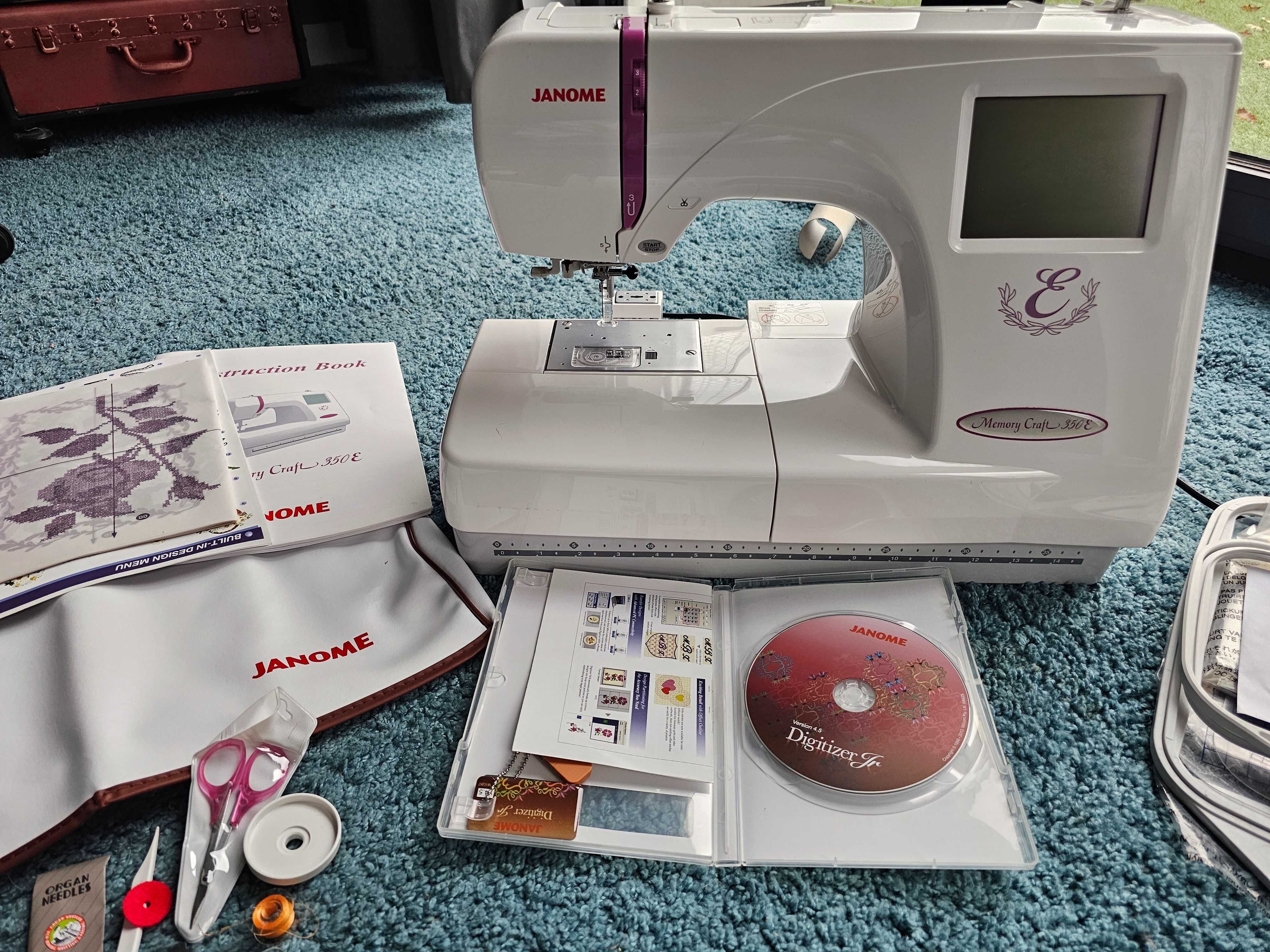 Hafciarka janome 350e Nowa! Program!
