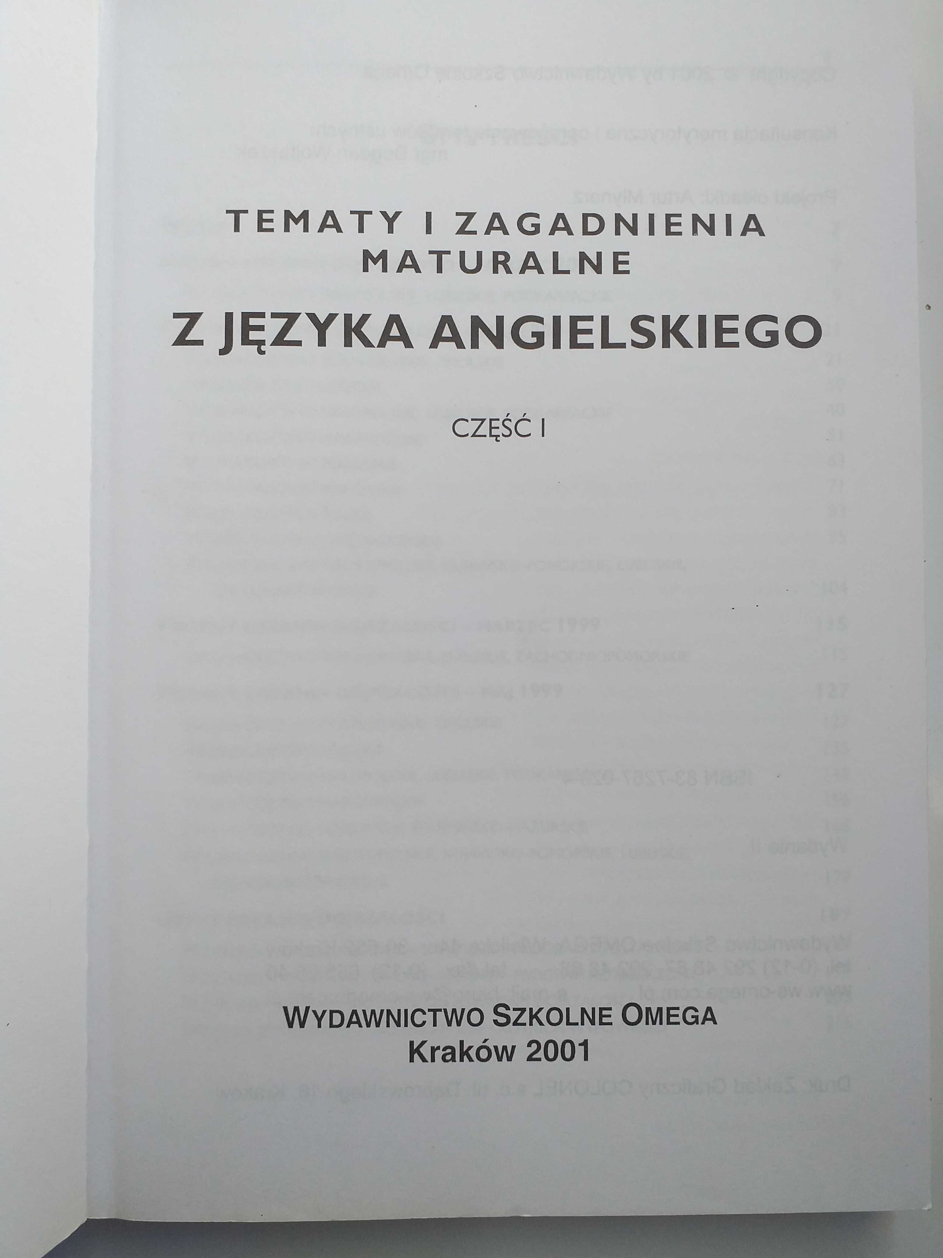 Książka j. angielski - tematy i zagadnienia maturalne