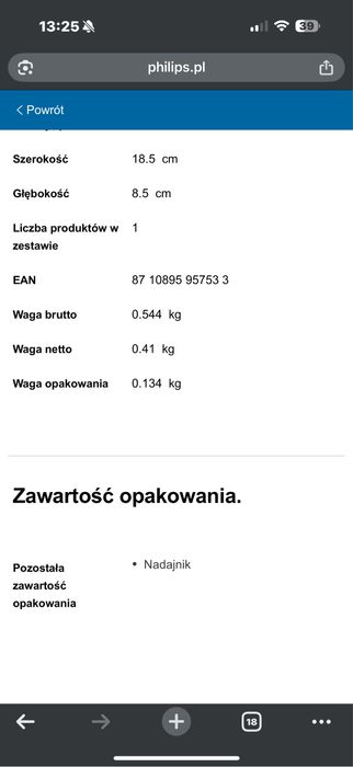 Słuchawki Philips shc1300/10