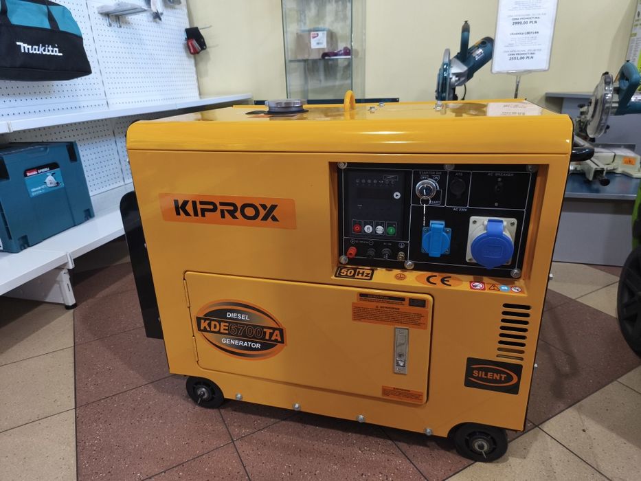 Agregat prądotwórczy Kiprox KDE6700TA diesel
