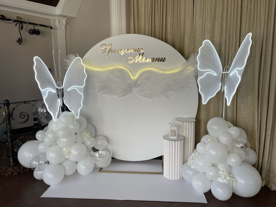 Фотозона на день народження , хрещення, весілля, випускний