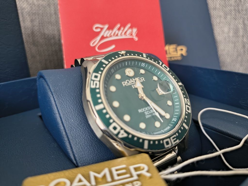 Roamer Rockshell Scuba Mark III szafir, 200m kupiony w Lutym 2000zł