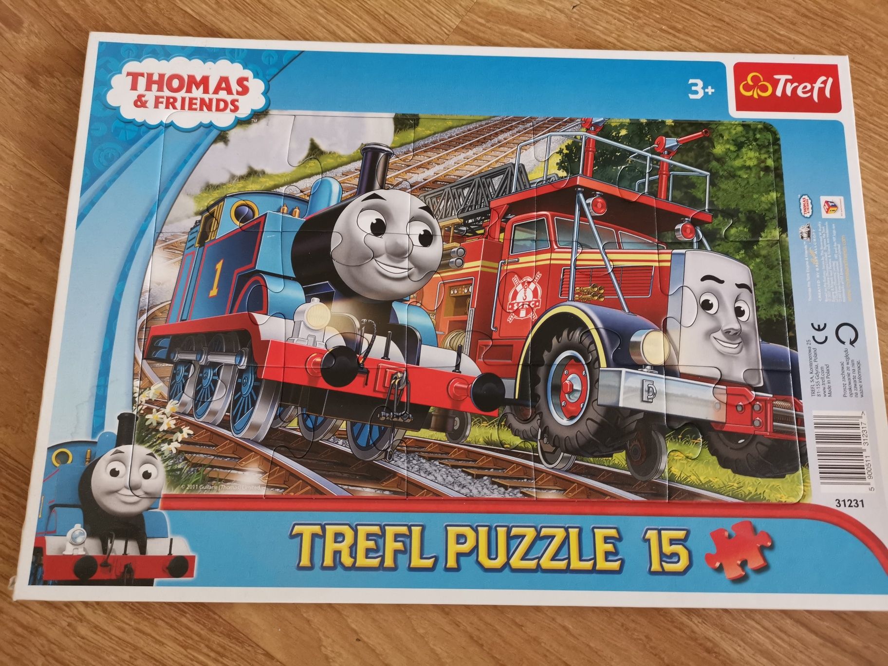 Puzzle Tomek i przyjaciele 15 elementów