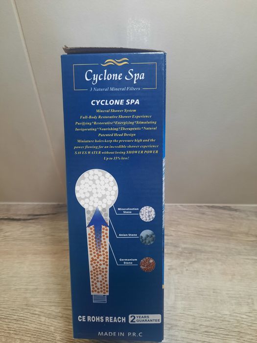 Zmineralizowana słuchawka prysznicowa Nowa