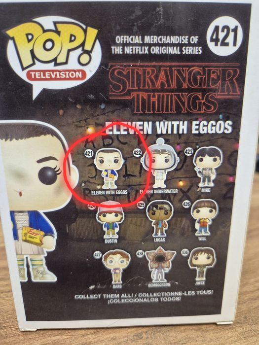 Ігрова фігурка Funko Pop Одинадцять з серії "Stranger Things" 9.6 см