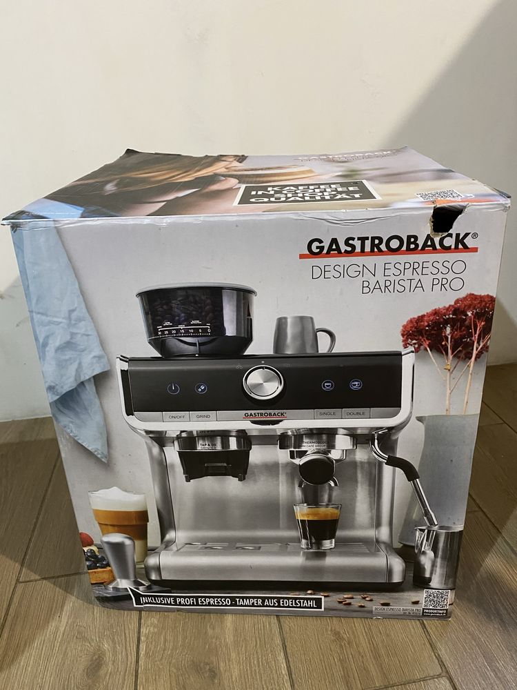 Ріжкова кавоварка еспресо Gastroback Design Espresso BARISTA PRO 42616