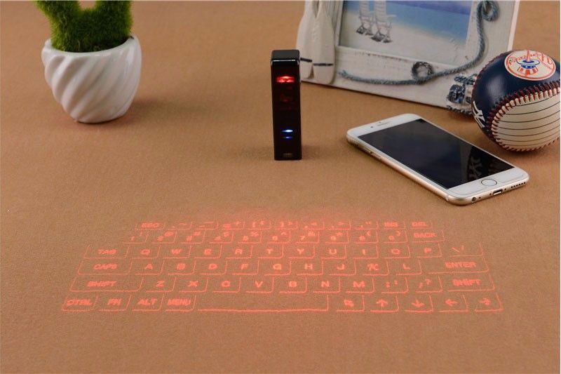 Teclado de projecção a laser por Bluetooth