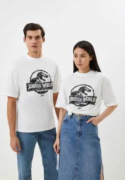 Футболка reebok jurassic world white (hs4683) оригінал