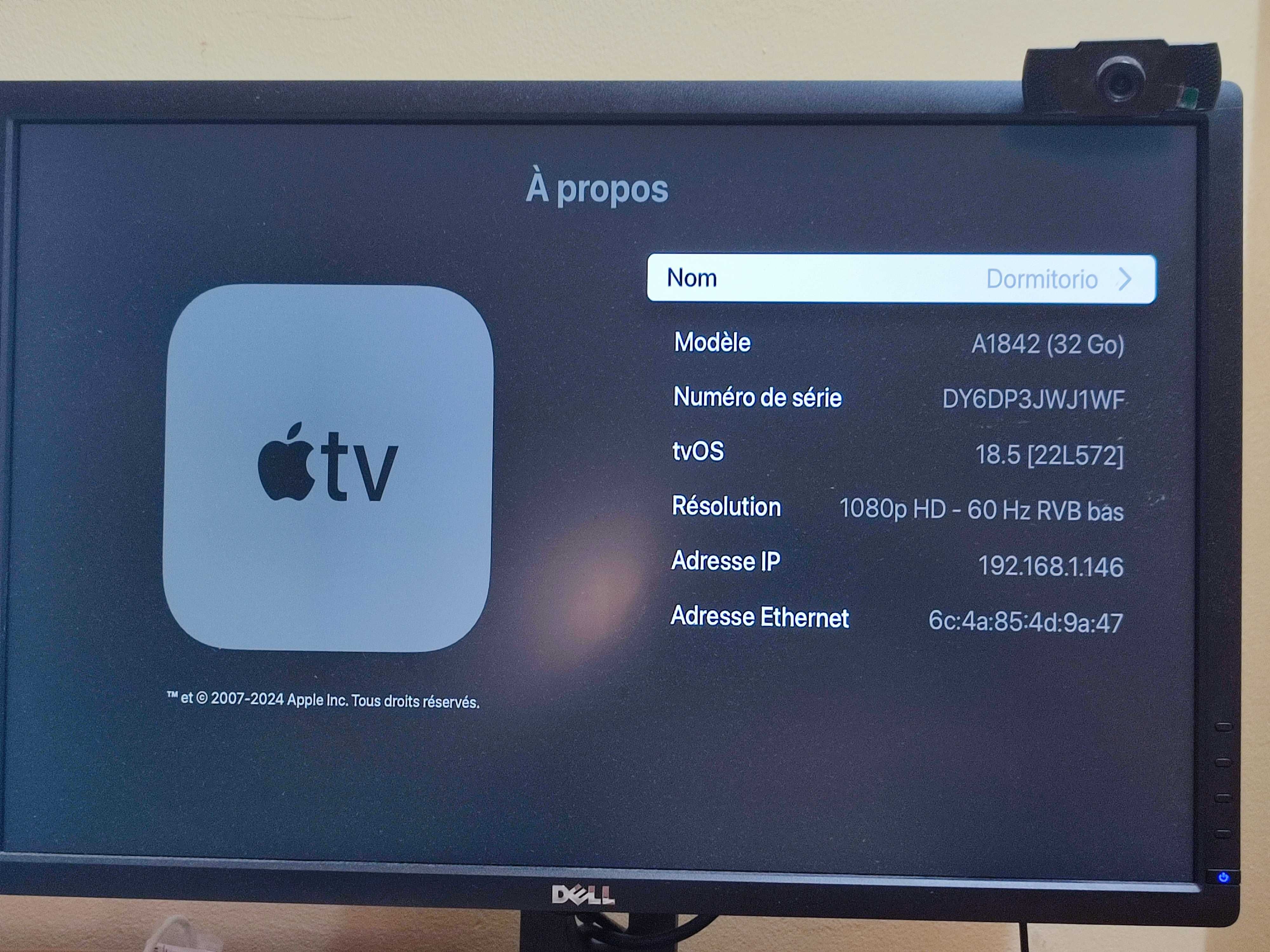 A1842 4K Apple TV 4K 32GB AppStore