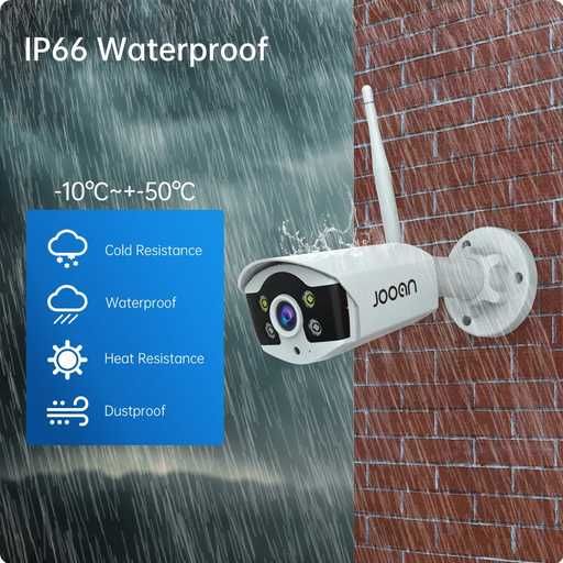 Sistema Vídeovigilância WiFi com 2 câmaras HD Jooan wireless (Novo)