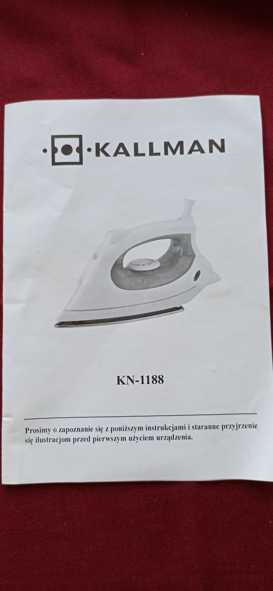Żelazko z funkcją parowania KN- 1188 firmy KALLMAN