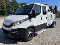 Iveco Daily 70C18 Hi-Matic Pomoc drogowa Holownik 2018r  Holownik Falkom FAW 3000 z wózkiem Collins Dolly