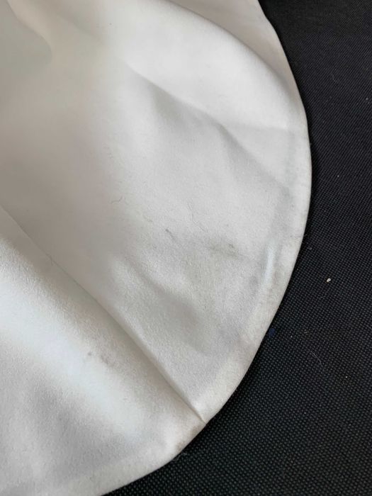 Nowa Ponadczasowa Suknia Ślubna M 38 Ivory Złoty Akcent Satyna Linia A