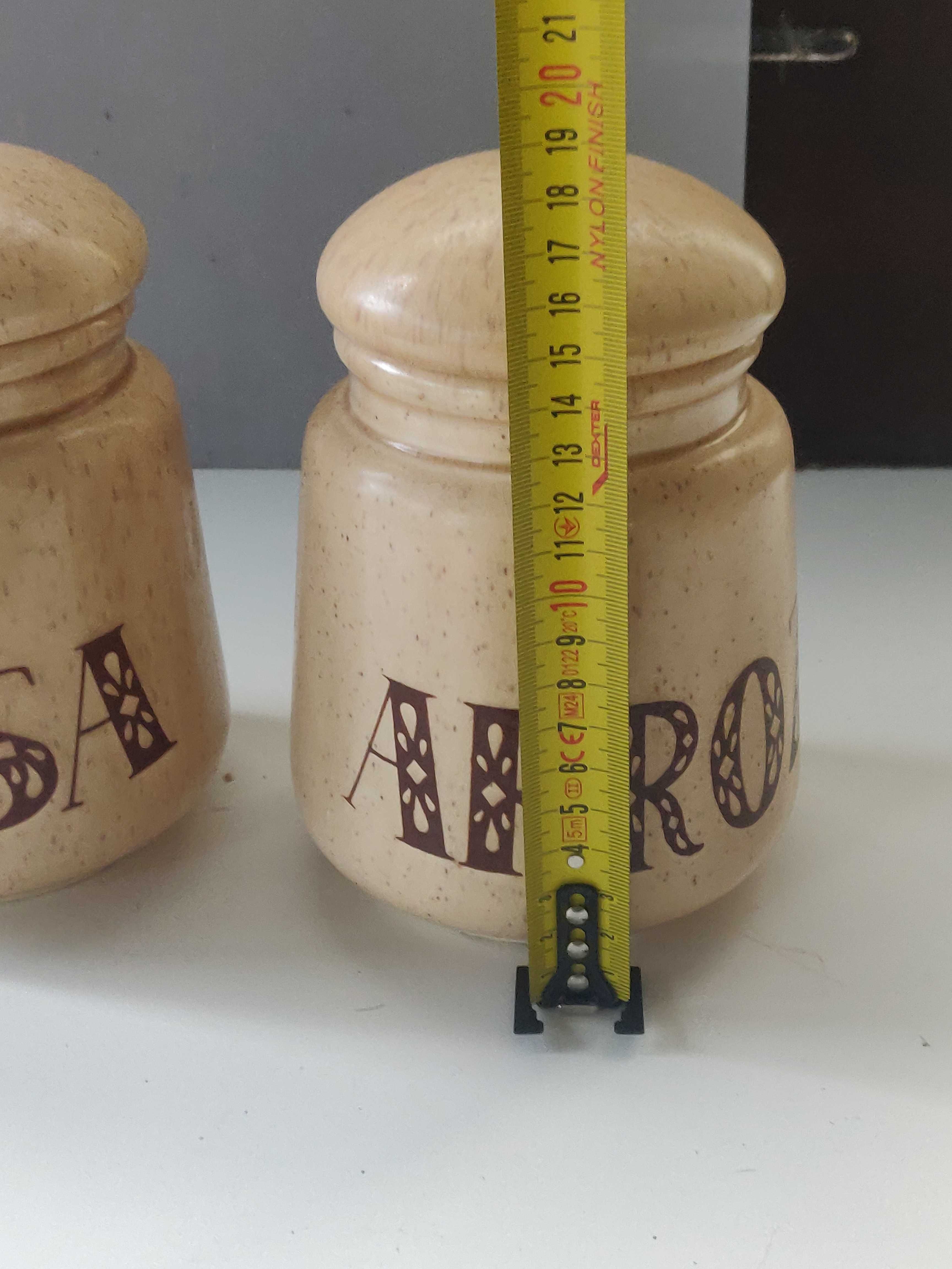Potes para guardar arroz/massa