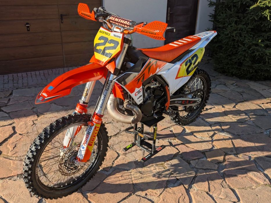 KTM SX 250 rok 2023, 102mth, mapy, rozrusznik,One Gripper.