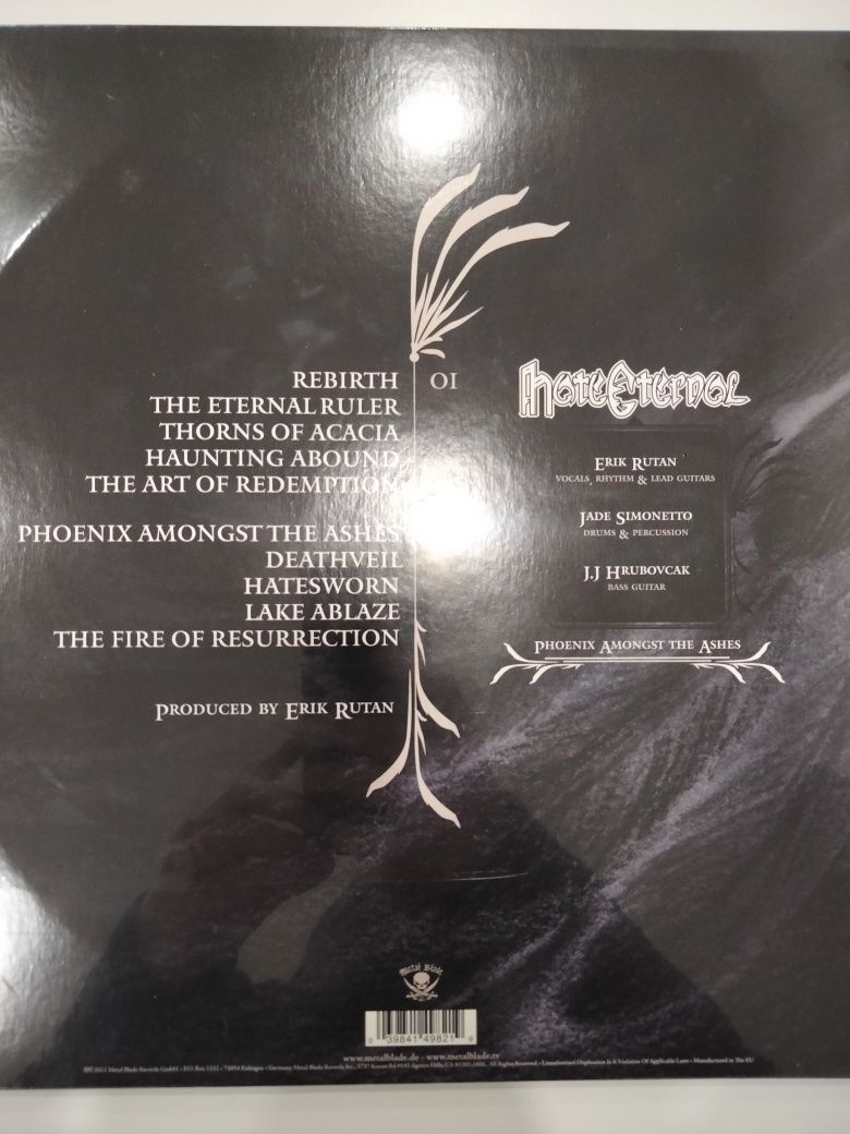 Hate Eternal - Phoenix Amongst the Ashes Vinil