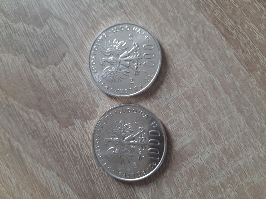 Monety 1000 zł  JP II