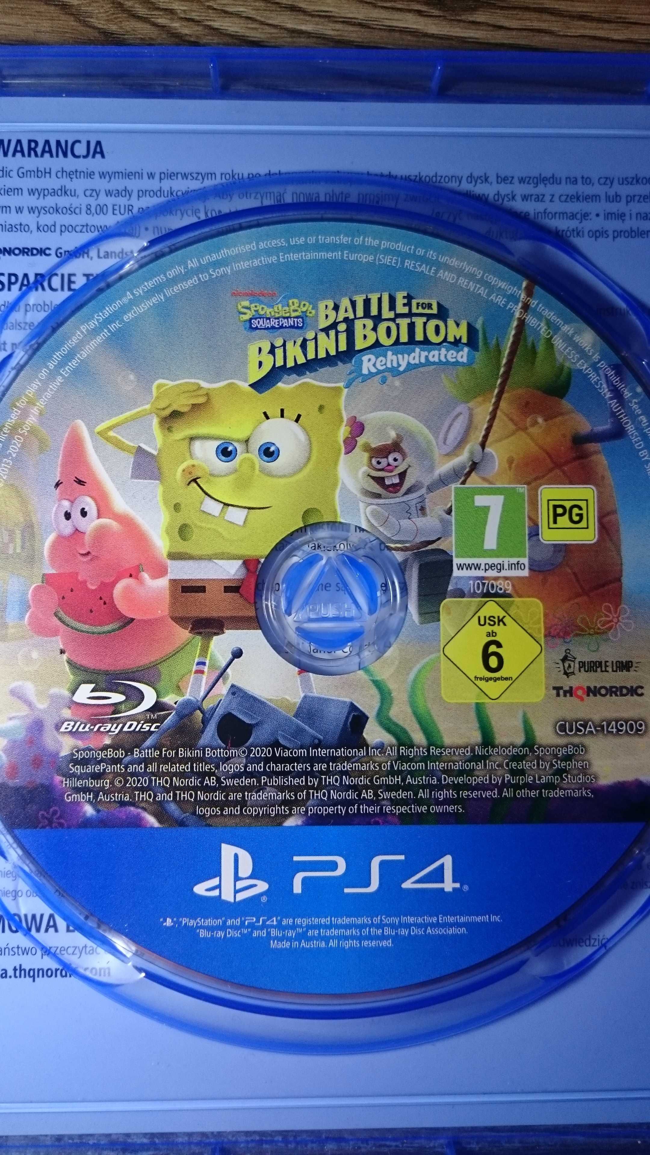 Spongebob Battle Bikini Bottom ps4 playstation 4 Crash minecraft