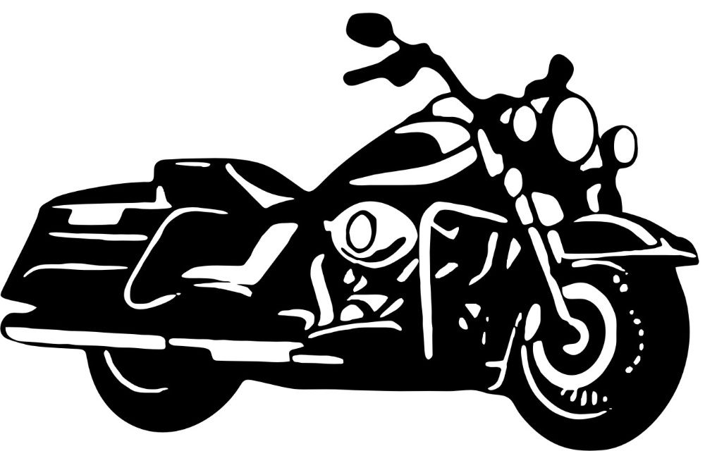 n952 Naklejka Harley Road King