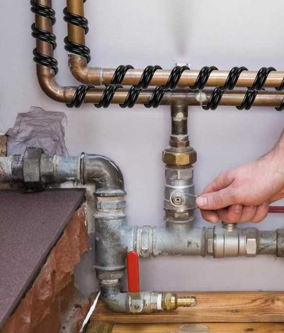 Kabel grzewczy przewód grzejny do ochrony rur z TERMOSTATEM