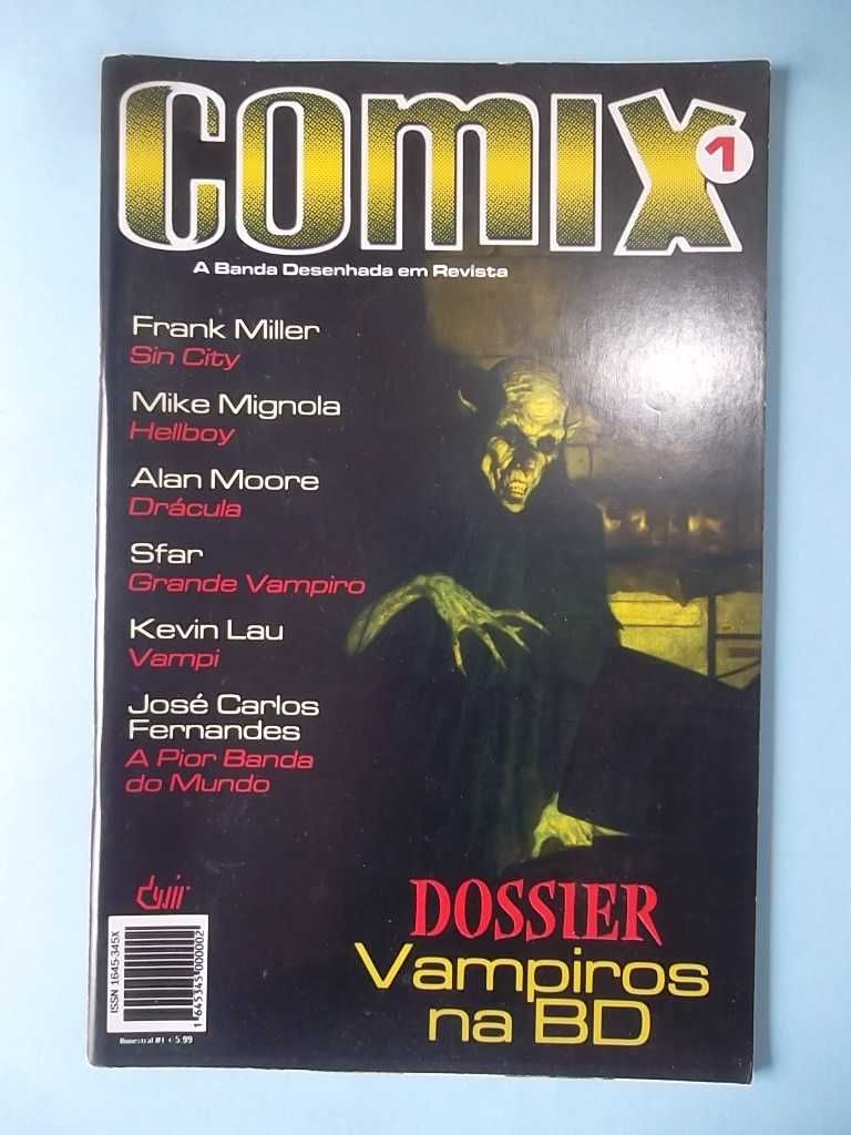 COMIX Nº 1 a 4 - Revista portuguesa de BD da Devir Editora.