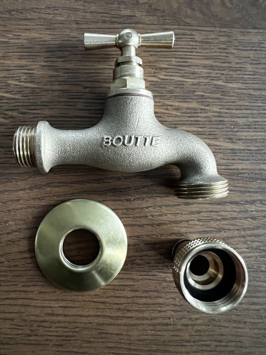 Mosiężny zawór czerpalby ogrodowy Butte nowy