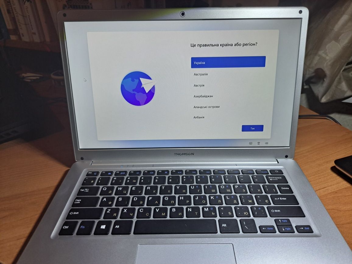 Ноутбук THOMSON (Срібло) 8Gb(DDR4), 128Gb SSD, 14.1"IPS Full HD