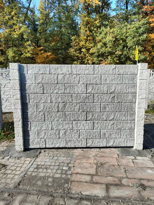 Ogrodzenia, płoty, BETONOWE MONTAŻ