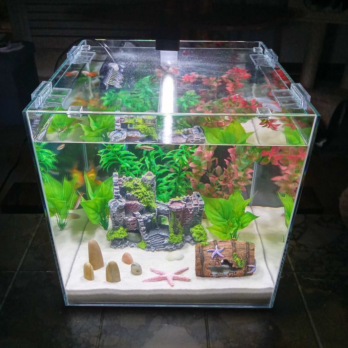 Aquário blau cubic 42l