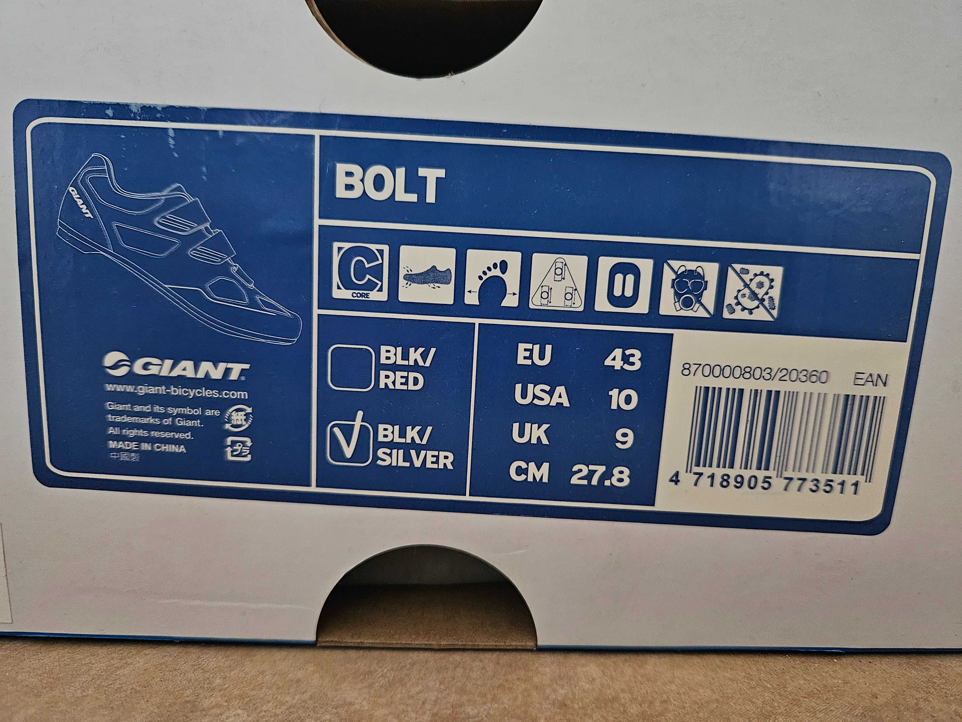 Sapatos Giant Bolt N.43 (Novos)