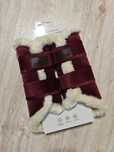 Kentucky ochraniacze Velvet Contrast bordowe Full