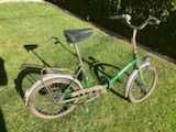 Rower Wigry PRL – zielony, oryginał z epoki