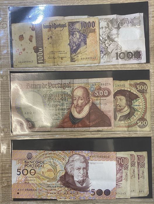 Notas lote Portugal