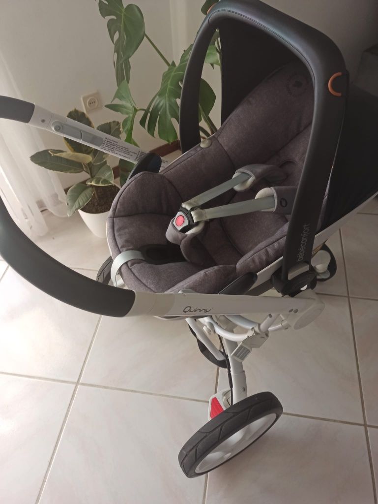 Conjunto cadeira auto peblle + quinny