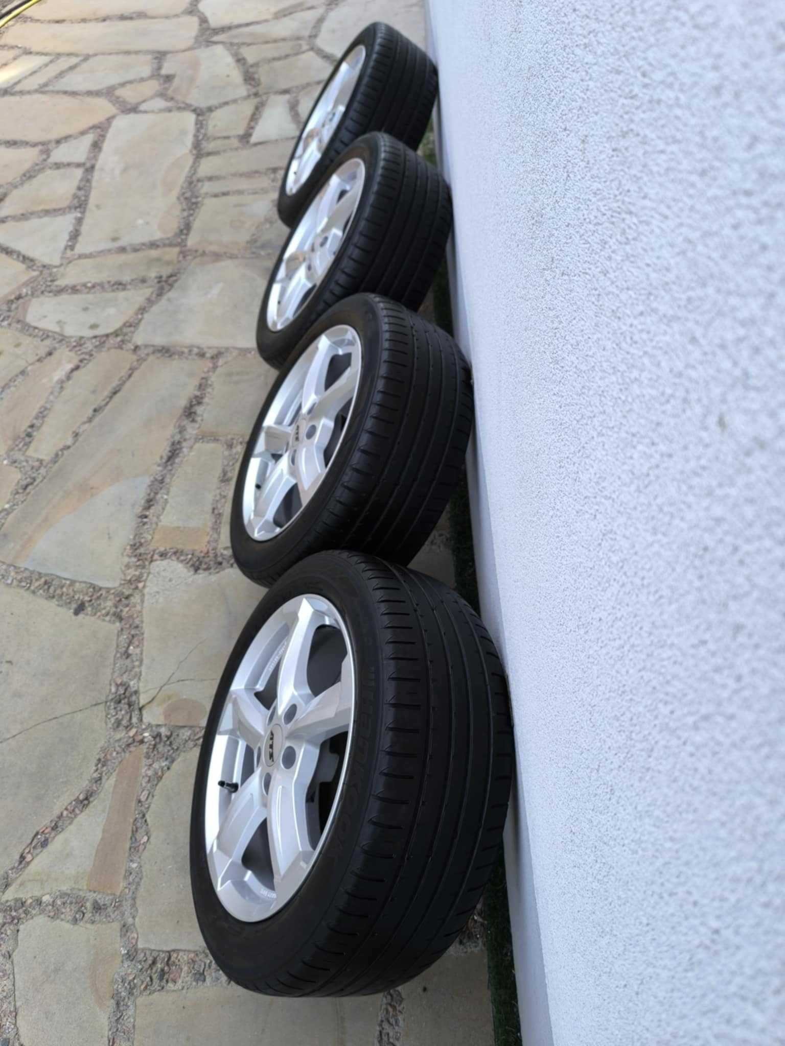 Alufelgi 17 5x112 opony letnie 215/50R17 Audi VW Skoda Mercedes et29