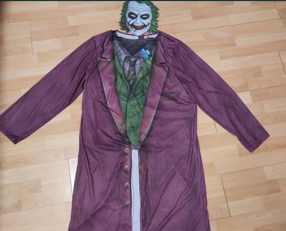 Nowy kostium przebranie Joker meski L XL duży luźny Batman