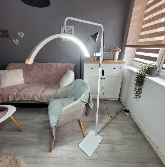 Lampa kosmetyczna/podłogowa/video LED regulacja światła